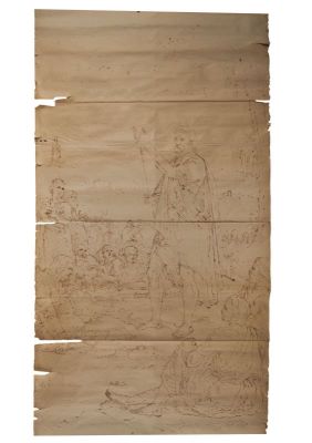 desen - Tattarescu, Gheorghe; Scenă religioasă