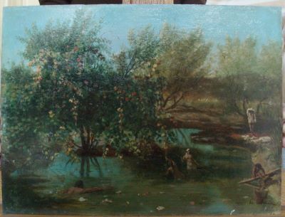 pictură de șevalet - Aman, Theodor; Peisaj