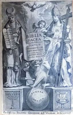 carte veche; Biblia Sacra