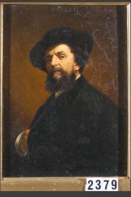pictură de șevalet - Aman, Theodor; Autoportret