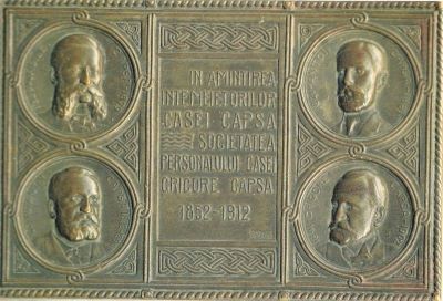 basorelief - Storck, Frederic; Familia Capșa