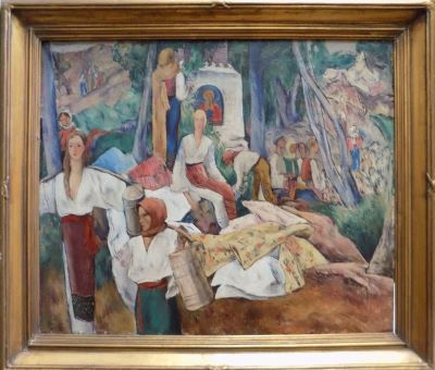 pictură de șevalet - Theodorescu-Sion, Ion; La fântână