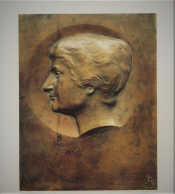 basorelief - Storck, Frederic; Doamna Aftalion