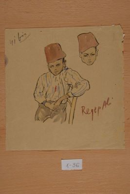 desen - Tonitza, Nicolae; Regep Ali