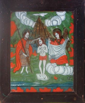 icoană; Botezul Domnului