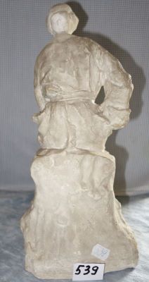 sculptură - Han, Oscar; Claudia Millian șezând