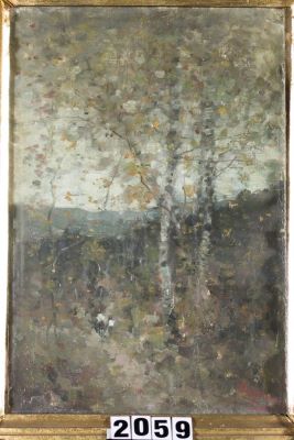 pictură de șevalet - Grigorescu, Nicolae; Peisaj de pădure