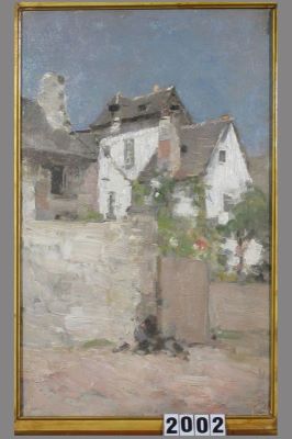 pictură de șevalet - Grigorescu, Nicolae; Case la Vitre