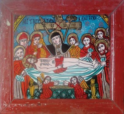 icoană; Prohodul lui Iisus