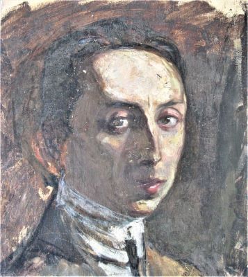 pictură de șevalet - Satmary, Alexandru Carol; Cap de bărbat