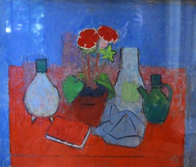pictură de șevalet - Ciucurencu, Alexandru; Vase cu flori
