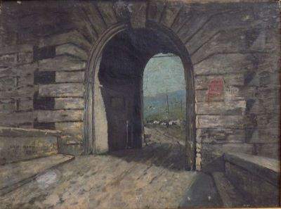 pictură de șevalet - Marin, Filip; Peisaj Roma