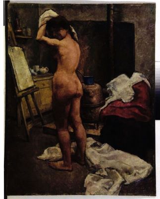 pictură de șevalet - Ressu, Camil; Nud în atelier