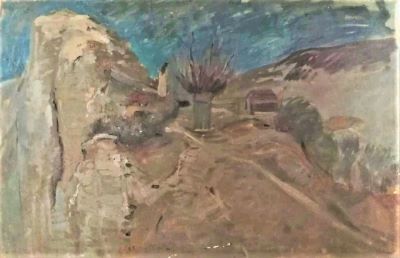 pictură de șevalet - Satmary, Alexandru Carol; Drum la Balcic