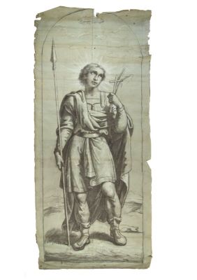 desen - Tattarescu, Gheorghe; Sfânt martir
