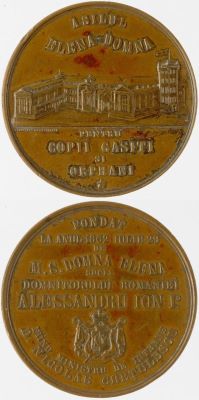 medalie; Azilul „Elena Doamna”