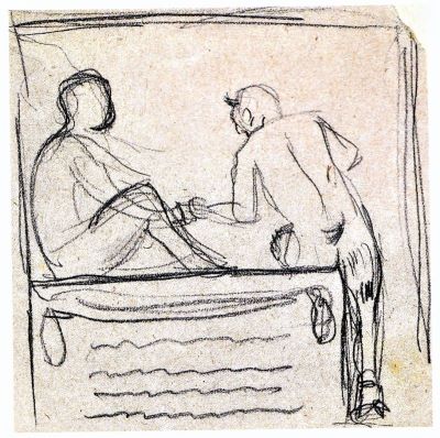 desen - Storck, Frederic; Schiță de plachetă