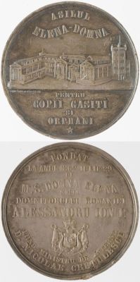 medalie; Azilul „Elena Doamna”