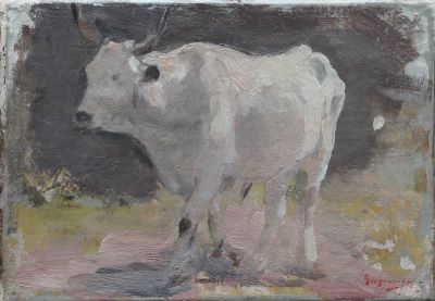 pictură de șevalet - Grigorescu, Nicolae; Bou