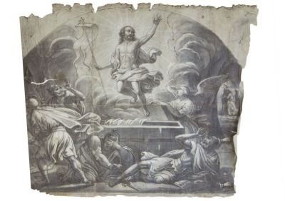 desen - Tattarescu, Gheorghe; Învierea Domnului