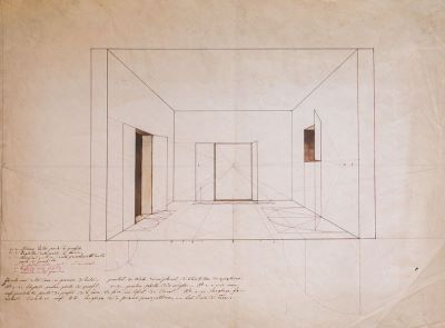 schiță - Tattarescu, Gheorghe; Interior