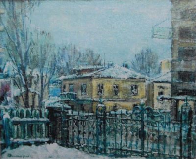 pictură de șevalet - Bunescu, Marius; Bucureștiul de altădată