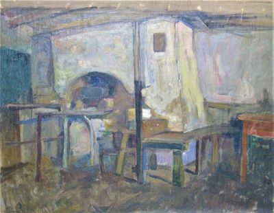 pictură de șevalet - Satmary, Alexandru Carol; Interior