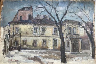 pictură de șevalet - Rădulescu, Ileana; Casă din București