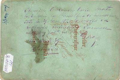 fotografie - Atelier Photografique M. Spirescu în Brăila & Galatz; Principele Alexandru Ioan Cuza pe catafalc