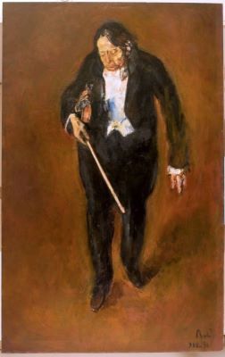 pictură de șevalet - Baba, Corneliu; Enescu, George