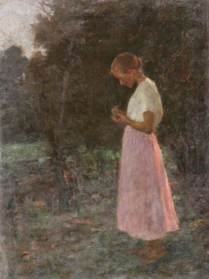 pictură de șevalet - Koszta, József; Melcul