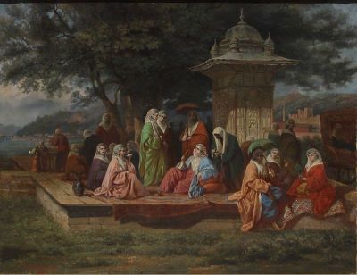 pictură de șevalet - Szathmari, Carol Popp de; Scenă orientală
