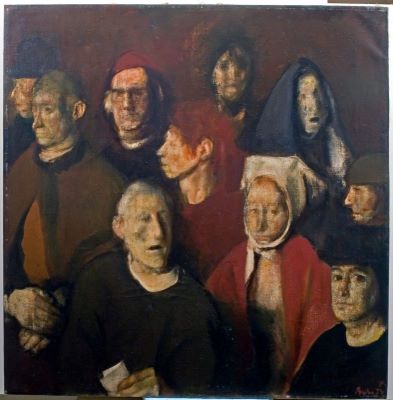 pictură de șevalet - Baba, Corneliu; Concetățenii