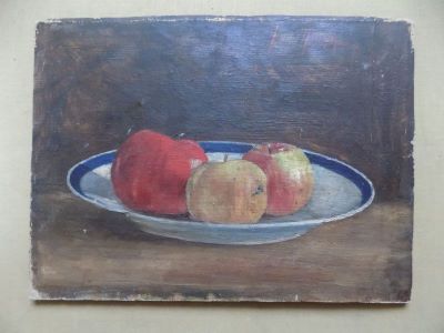 pictură de șevalet - Paraschivescu, Alpar Juan; Mere