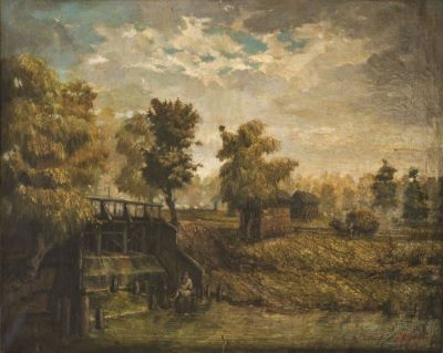 pictură de șevalet - Marinescu, Dumitru; Peisaj