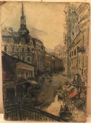 peisaj - Rosenblut, Iosif; Calea Victoriei