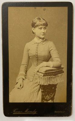 fotografie sepia - Mandy, Franz; Maria Catargi (Papadopol)