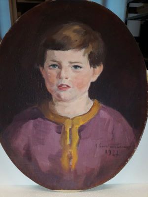pictură de șevalet - Constantinescu, Ștefan; Portret de copil