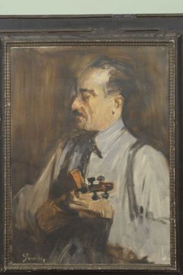 pictură de șevalet - Stoenescu, Eustațiu; Violonistul (Grigore Drăgoescu)