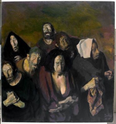 pictură de șevalet - Baba, Corneliu; Spaima
