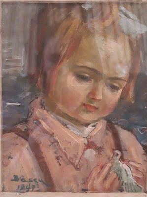 Bâșcu, Dumitru; Portret de fetiță