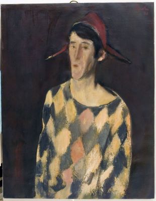 pictură de șevalet - Baba, Corneliu; Arlechin