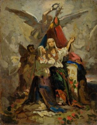 pictură de șevalet - Grigorescu, Nicolae; Unirea Principatelor