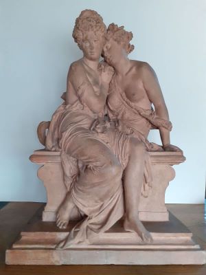 ronde-bosse - Carrier-Belleuse, Albert Ernest; Două femei
