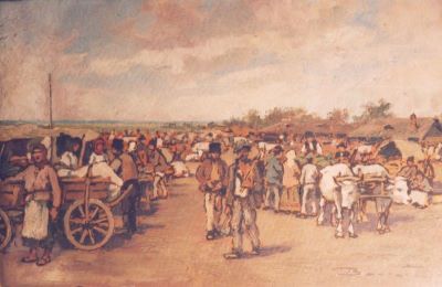 pictură de șevalet - Bassarab, Ludovic; Târg