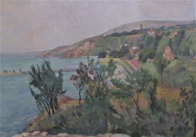 pictură de șevalet - Cuțescu-Storck, Cecilia; Maluri înverzite