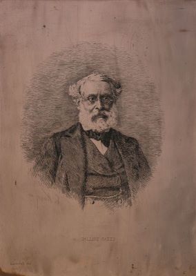 gravură - Aman, Theodor; Cezar Bolliac