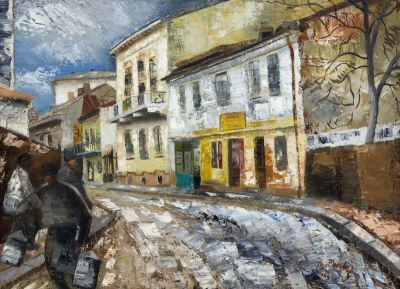 pictură de șevalet - Phoebus, Alexandru; Peisaj bucureștean