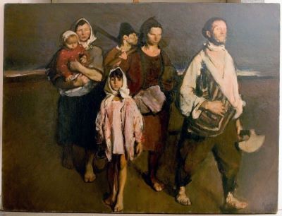 pictură de șevalet - Baba, Corneliu; Țărani (din ciclul „1907”)