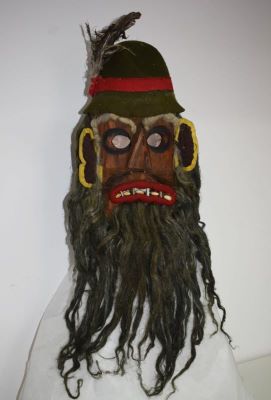 mască de cap - Nicolae Popa,n.1919; Masă de ”Țigan”